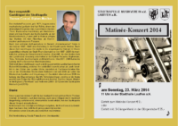 2014 Programm Matinée-Konzert