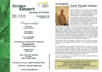 Programm Kirchenkonzert Stadtkapelle Lauffen a.N. 26.10.2024